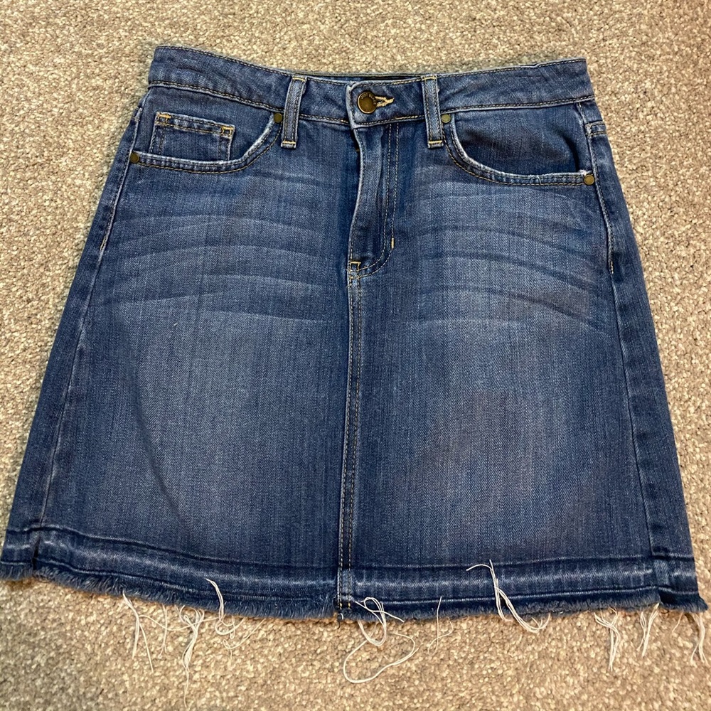 Soft blue jean skirt